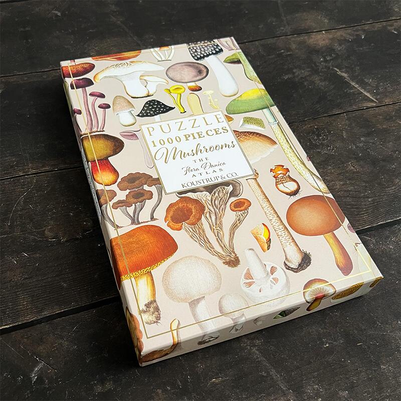 Puslespil - Mushrooms - 1000 brikker