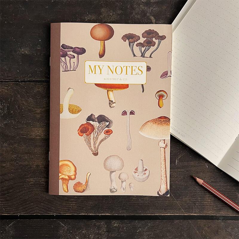 Anteckningshäfte - FD Mushrooms