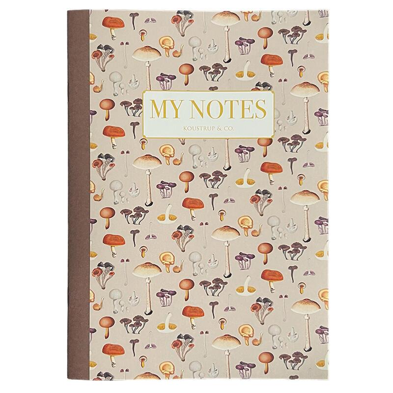 Anteckningshäfte - FD Mushrooms pattern