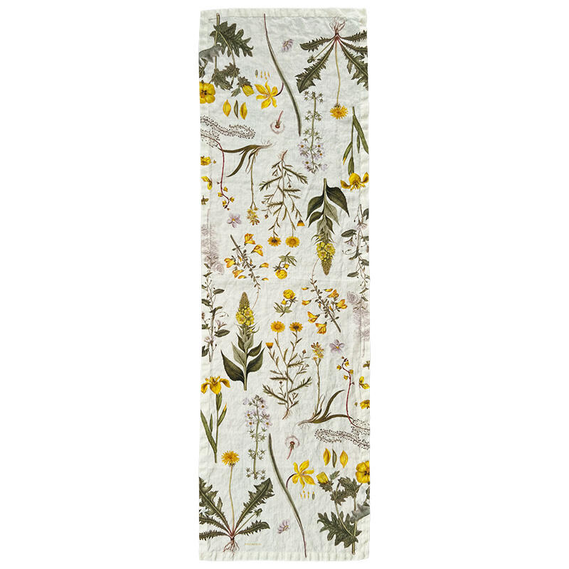 Linen Table Runner - FD yellow - FOR PRE-ORDER (Arrives March 15, 2026)