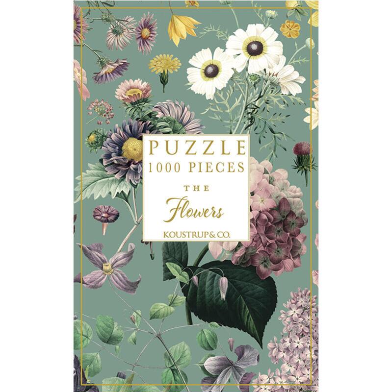 Puslespil - The flowers - 1000 brikker - TIL FORUDBESTILLING (kommer i slutningen af august)