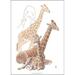 ART PRINT A3 - ZOO Giraff