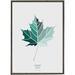 ART PRINT - Leaf - Norway Maple (petrol) - CHOOSE SIZE