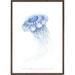 ART PRINT - Blue jellyfish - CHOOSE SIZE