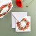 SUMMER WREATHS - Square card folder