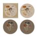 Glass Coaster - FD Mushrooms - 4-pack