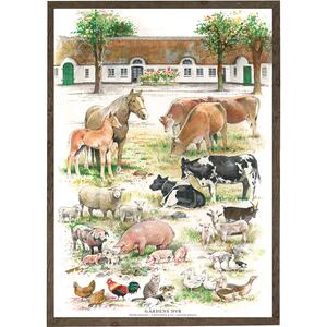 FARM ANIMALS (GÅRDENS DYR) - POSTER A2 - OUT OF STOCK