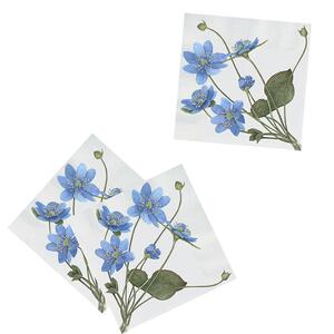 NAPKINS - Blue anemone - 20 pcs in a package