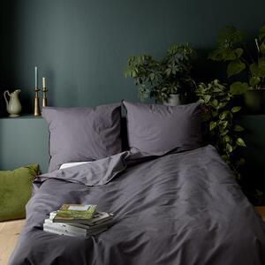 Økologisk sengesæt - mørk koksgrå – Førpris 699,-