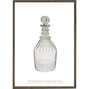 ART PRINT - Decanter clear - CHOOSE SIZE