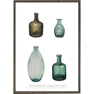 Vases green - ART PRINT - CHOISISSEZ LA TAILLE