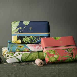 GIFTWRAPPING PAPER - Flower garden JL - recycle 4 sheets  SOLD OUT