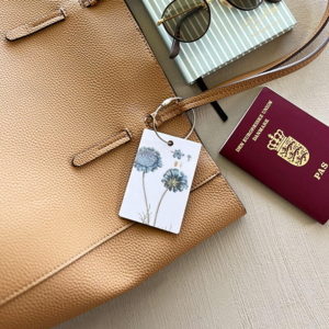 LUGGAGE TAG - The Flora Danica Atlas - Scabiosa