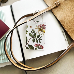 LUGGAGE TAG - The Flora Danica Atlas - Honeysuckle