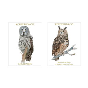 MINICARDS AUTUMN - Barn Owl - FOR PRE-ORDER (arriving at the end of September)