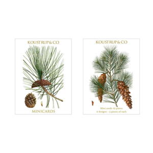 MINICARDS CHRISTMAS - Pine cones