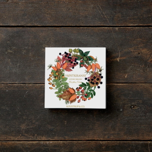 AUTUMN WREATHS - Square card folder