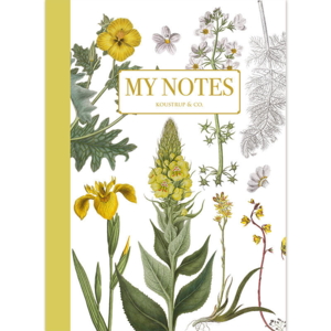 Carnet de notes - Floral jaune