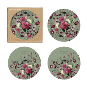 COASTERS - Blossom Garden JL - 4-pack