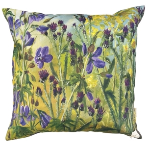 PUDE COVER 50x50 cm - Øko Bomuld - Anne Just Thistle Y/P - TIL FORUDBESTILLING (Kommer i midten af marts 2026)