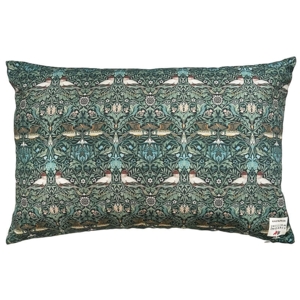 PUDE COVER 60x40 cm - Øko Bomuld - Morris Bird pattern - TIL FORUDBESTILLING (Kommer i midten af marts 2026)