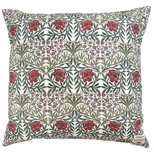 PUDE COVER 50x50 cm - Øko Bomuld - Morris Oxford pattern - TIL FORUDBESTILLING (Kommer i midten af marts 2026)