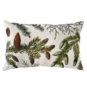 CUSHION COVER 60x40 cm - Organic Cotton - Pine trees - PRE-ORDER (Arrives mid-March 2026)
