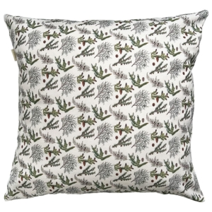 PUDE COVER 50x50 cm - Øko Bomuld - Pine trees pattern - TIL FORUDBESTILLING (Kommer i midten af marts 2026)